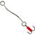 Блесна Mepps Syclops 00 AG/ROUGE серебро/красн 5g    (H02), Цвет: Red/Silver (Красная/Серебро), Вес блесны (г): 5, фото , изображение 2