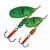 Блесна Mepps Platinum 4 OR/VERT золото/зелен 9g    (F09), Цвет: Green/Gold (Зеленая/Золото), Вес блесны (г): 9, фото , изображение 2