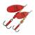 Блесна Mepps Platinum 4 AG/ROUGE серебро/красная 9g    (F08), Цвет: Red/Silver (Красная/Серебро), Вес блесны (г): 9, фото , изображение 3