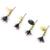 Блесна Mepps Aglia MOUCH 0 Black AG серебро 2,5g    (B05), Цвет: Black/Silver (Черная/Серебро), Вес блесны (г): 2,5, фото , изображение 2