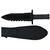 Нож-Совок Stinger Black + чехол, фото , изображение 2