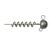 Грузило штопорное для силиконовых приманок SAVAGE GEAR Ball Corkscrew Heads 4g Bulk 25pcs NL, фото 
