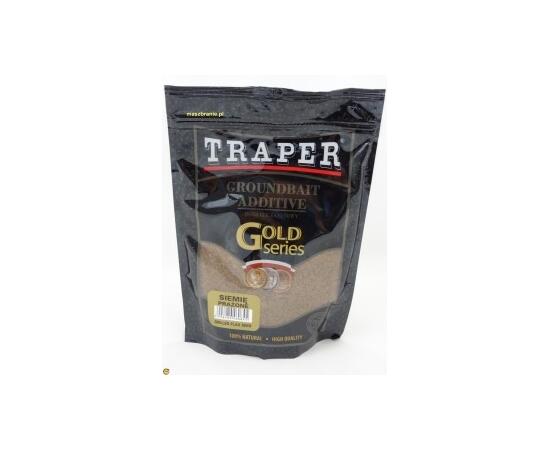 Добавка TRAPER GOLD 400 г (Siemie prażone) жареные семена льна, фото , изображение 2
