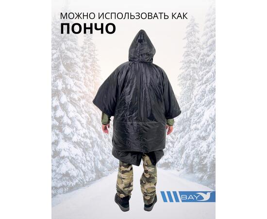 Спальный мешок Трансформер 12 черный/черный -10 (300х145), фото , изображение 7