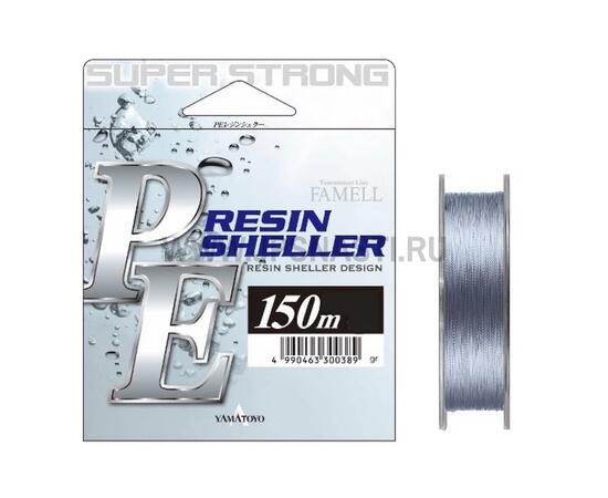 Плетеный шнур Yamatoyo Resin Sheller х4, #0.6, 150 м, серый, Размер: 0.6, Расцветка: серый, фото 