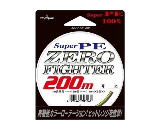 Плетеный шнур Yamatoyo Super PE Zero Fighter 10х5 х4, #0.8, 200 м, многоцветный, фото 