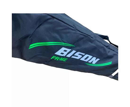Палатка зимняя Bison Nordex двойной куб (4.20х2.00х2.30м) бело-зелёная, фото , изображение 6