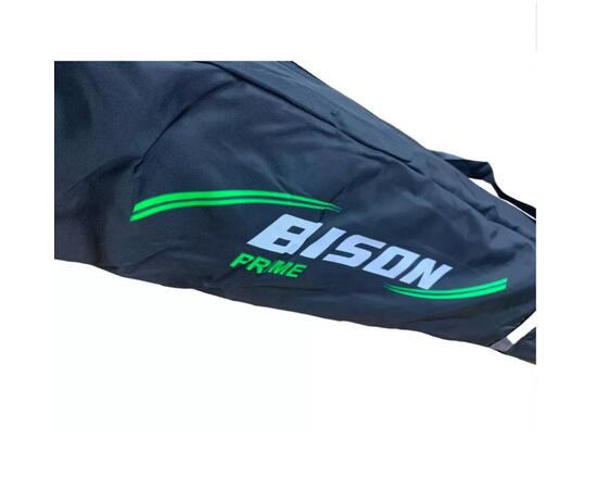 Палатка зимняя Bison Prime Куб (2.40х2.40х2.10м) бело-зелёная, фото , изображение 3