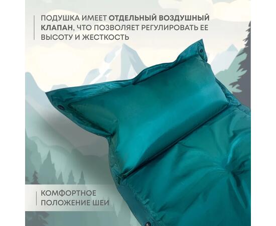 Коврик туристический RSP Forest 25, зеленый, фото , изображение 3