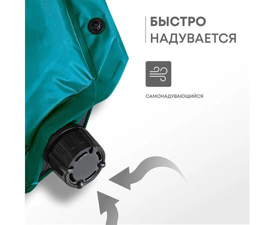 Коврик туристический RSP Forest 50, зеленый, фото , изображение 4