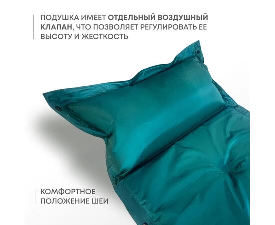Коврик туристический RSP Forest 50, зеленый, фото , изображение 5