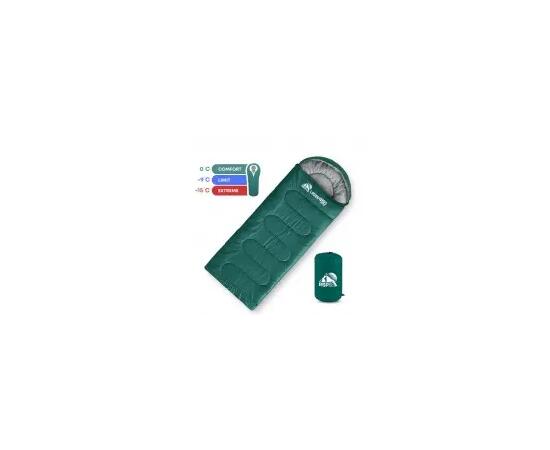 Спальный мешок RSP SLEEP 350 зеленый, левая молния, фото 