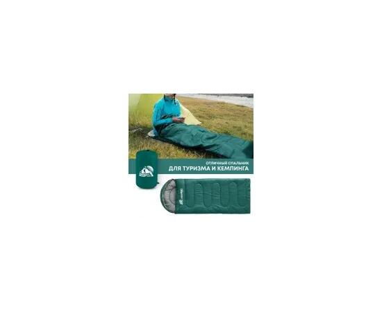 Спальный мешок RSP SLEEP 350 зеленый, левая молния, фото , изображение 2