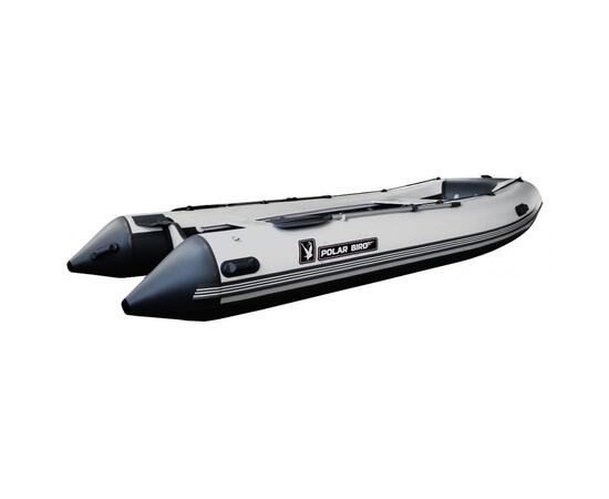Лодка Polar Bird 450E NEW Eagle (Орлан) черный белый, Расцветка: черный/белый, фото 