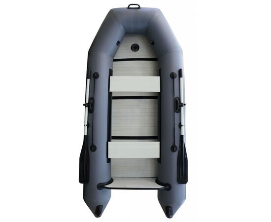 Лодка Polar Bird 260 ТМ Киль (Слань Стеклокомпозит) серый, Цвет: серый, фото 