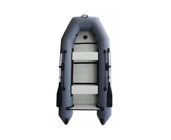 Лодка Polar Bird 280 ТМ Киль (Слань Стеклокомпозит) серый, Цвет: серый, фото 