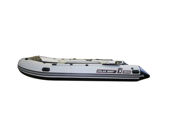 Надувная лодка Polar Bird 360M NEW Merlin Кречет (стеклокомпозит)черный белый, Цвет: черный/белый, фото , изображение 4