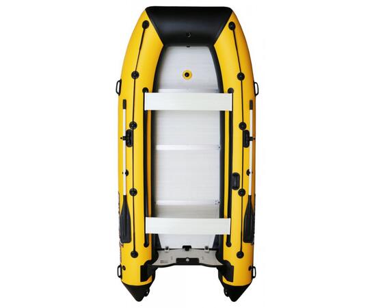 Надувная лодка Polar Bird 340M Merlin Кречет НДНД черный желтый, Цвет: черный/желтый, фото 