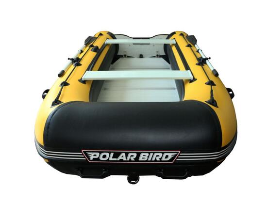 Надувная лодка Polar Bird 385 M Merlin Кречет НДНД черный желтый, Расцветка: черный/желтый, фото , изображение 3