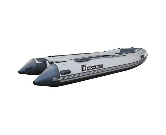 Надувная лодка Polar Bird 380E Eagle Орлан серый белый, Расцветка: серый/белый, фото 
