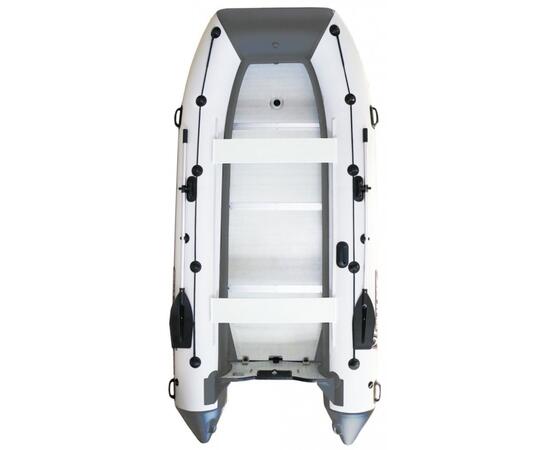 Надувная лодка Polar Bird 360M NEW Merlin Кречет (стеклокомпозит)серый белый, Цвет: серый/белый, фото 