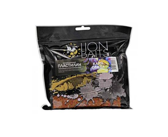Lion Baits Пластилин инновационный ароматизированный "Карп слива" 700гр, фото 