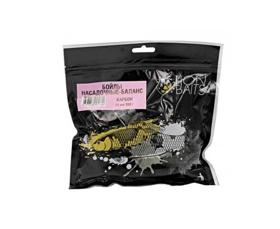 LION BAITS Бойлы 20мм "Карбон" 400гр (монстр краб + пряности), Цвет: серый, Диаметр (мм): 20, фото 