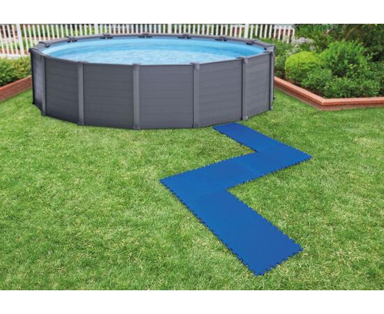 Подстилка-пазл для бассейна Intex 8 шт 50x50x1 см, фото , изображение 4