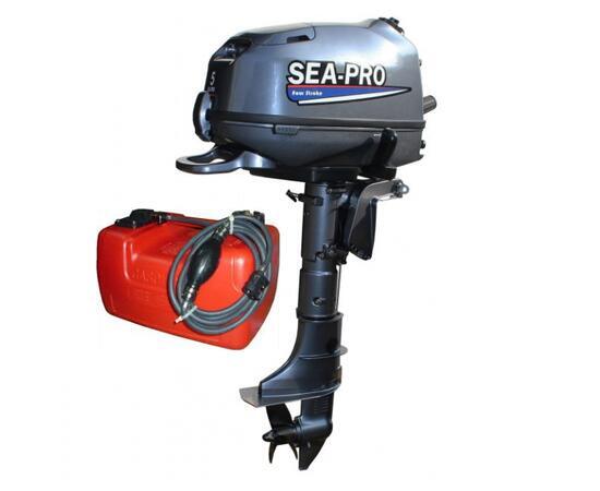 Лодочный мотор Sea-Pro F 6S с внешним баком на 12 л, фото 
