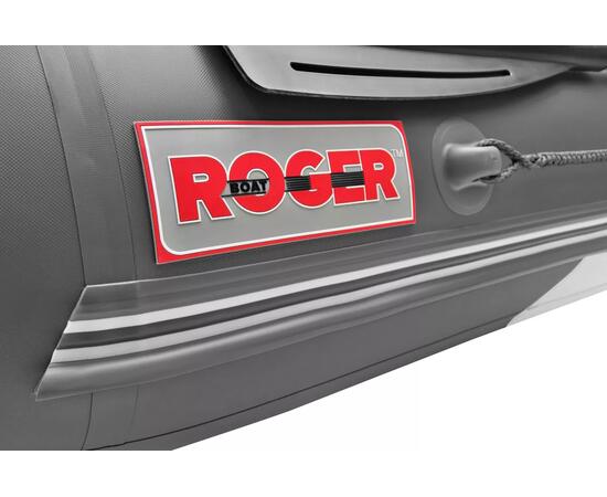 Надувная лодка Roger ЗЕФИР 3500 НДНД серый с белым, фото , изображение 2