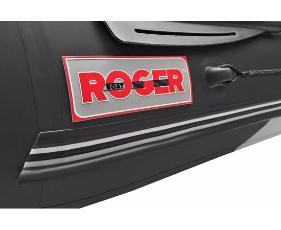 Надувная лодка Roger ЗЕФИР 3500 НДНД серый с черным, фото , изображение 2
