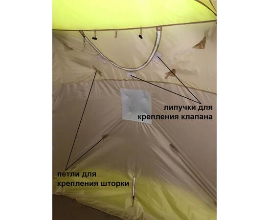 Внутренний тент Лёгкий ЛОТОС КУБ 3 180х210х210 (Зимний), фото , изображение 2