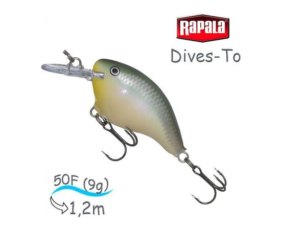 Воблер RAPALA Dives-To 4, BBH, фото 