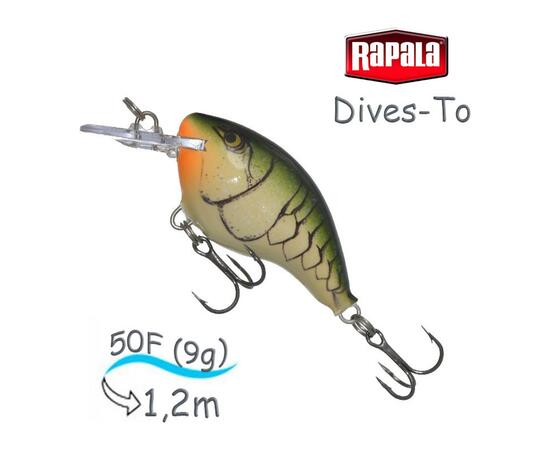 Воблер RAPALA Dives-To 4, OGCW, фото 