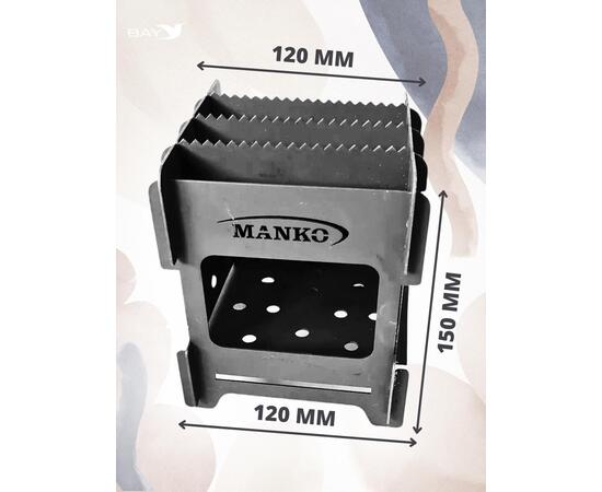 Щепотница MANKO печь походная Элит мини 12х12х15см, фото , изображение 4