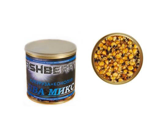 FISHBERRY Зерновая смесь "ПВА микс.Кукуруза + конопля" - 430 мл