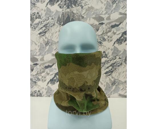 Бафф двойной флисовый, MaxWarm, мох, Цвет: мох, Размер: L/XL, Длина, см: 40, фото , изображение 3