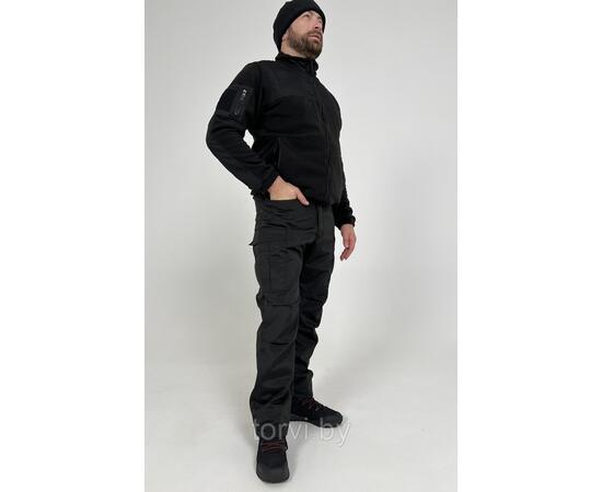 Брюки тактические BDU Premium, с флисом, размер L, рост 182-188, черный, Цвет: черный, Размер: L, фото , изображение 5