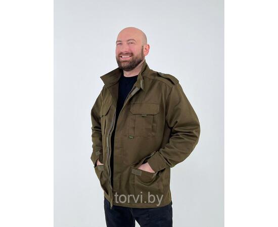 Китель В22, без флиса, рост 176-180, твил, размер 4XL, темный олива, фото , изображение 2