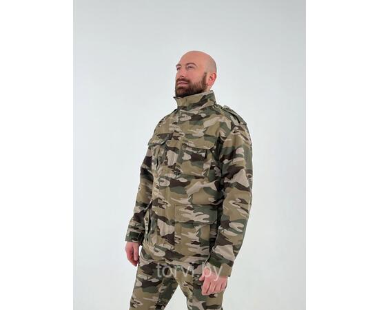 Китель В22, без флиса, рост 170-176, твил, размер 3XL, мультикам серый, фото , изображение 6