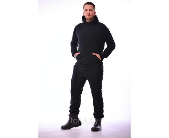 Костюм из флиса Bay размер 3XL черный, Цвет: черный, Размер: 3XL/4XL, фото , изображение 4