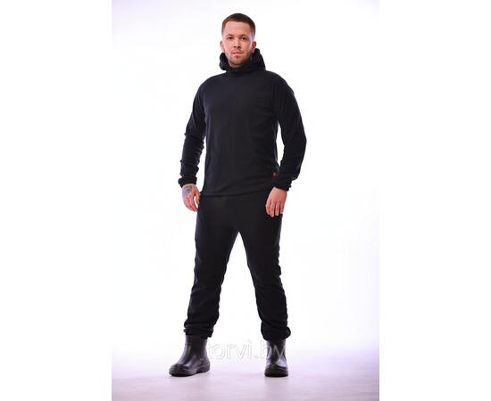 Костюм из флиса Bay размер 3XL черный, Цвет: черный, Размер: 3XL/4XL, фото , изображение 2