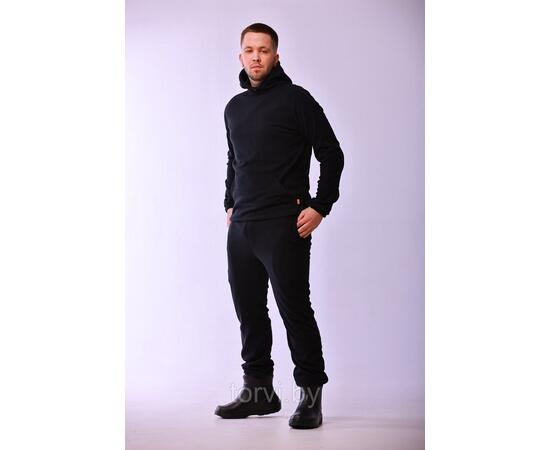 Костюм из флиса Bay размер 3XL черный, Цвет: черный, Размер: 3XL/4XL, фото , изображение 3