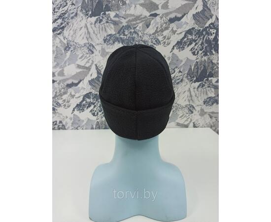 Шапка флисовая двухслойная, супертёплая MaxWarm (флис 280 г/м2*2) Черный, Цвет: черный, Размер: one size, фото , изображение 2