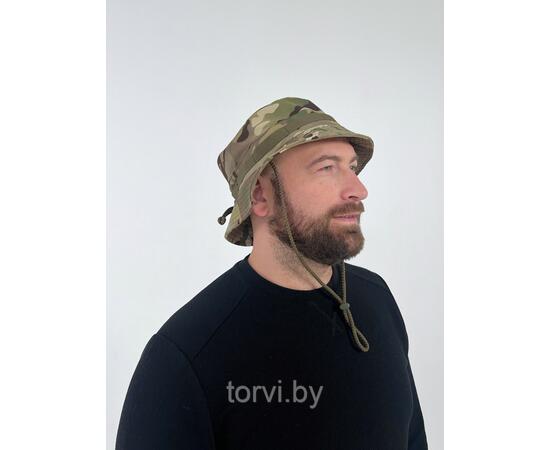Панама, твил, р. 58-60, черный, Цвет: черный, Размер: 58-60, фото , изображение 5