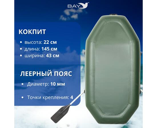 Лодка гребная Румб 200 ВУ, фото , изображение 4