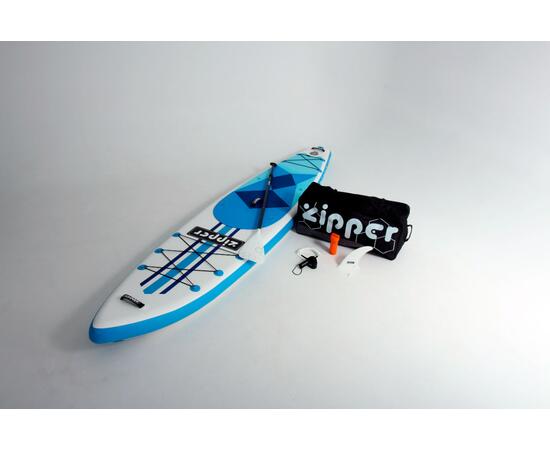 Надувная доска SUP Board (Сап Борд) ZIPPER BORNLINE 12'6'' TURING BLUE, фото 