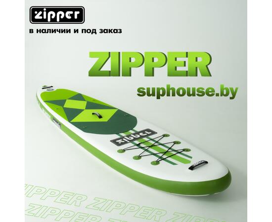 Надувная доска SUP Board (Сап Борд) ZIPPER BORNLINE 11' GREEN, фото 
