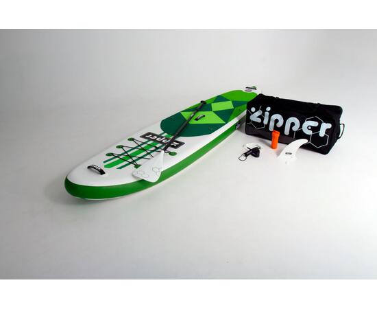 Надувная доска SUP Board (Сап Борд) ZIPPER BORNLINE 11' GREEN, фото , изображение 7
