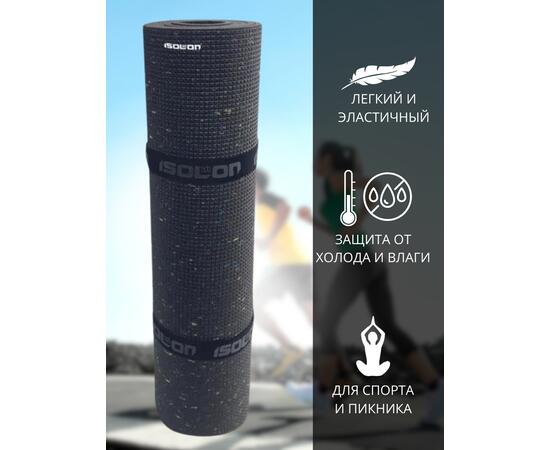 Коврик туристический ISOLON Decor Калейдоскоп 1800х600х8 т.сер, фото , изображение 2